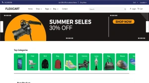 FlexiCart – Free Bootstrap 4 eCommerce Template Multipurpose