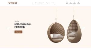 Furnishop - Furniture website Template HTML CSS