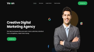 Vexon - Creative Digital Marketing Agency Bootstrap Template