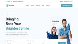SmileNest - Free Bootstrap Medical & Doctor Landing Page Template