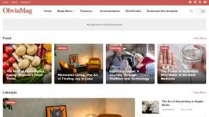 ObviaMag – Elegant, Multi-Purpose & SEO-Friendly Blogger Magazine Theme
